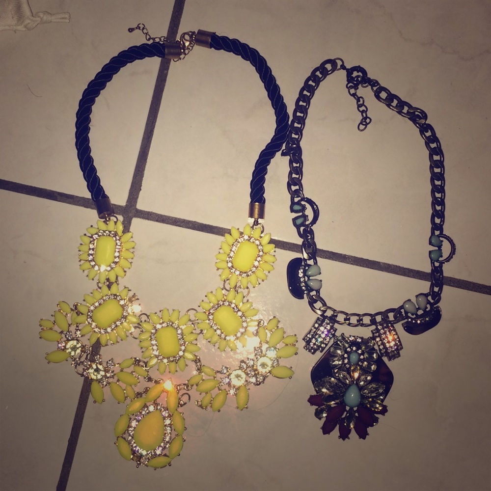 Two Statement Necklaces Boutique NWOT.